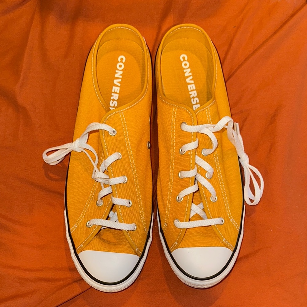 Converse Yellow and White Women's Sneakers